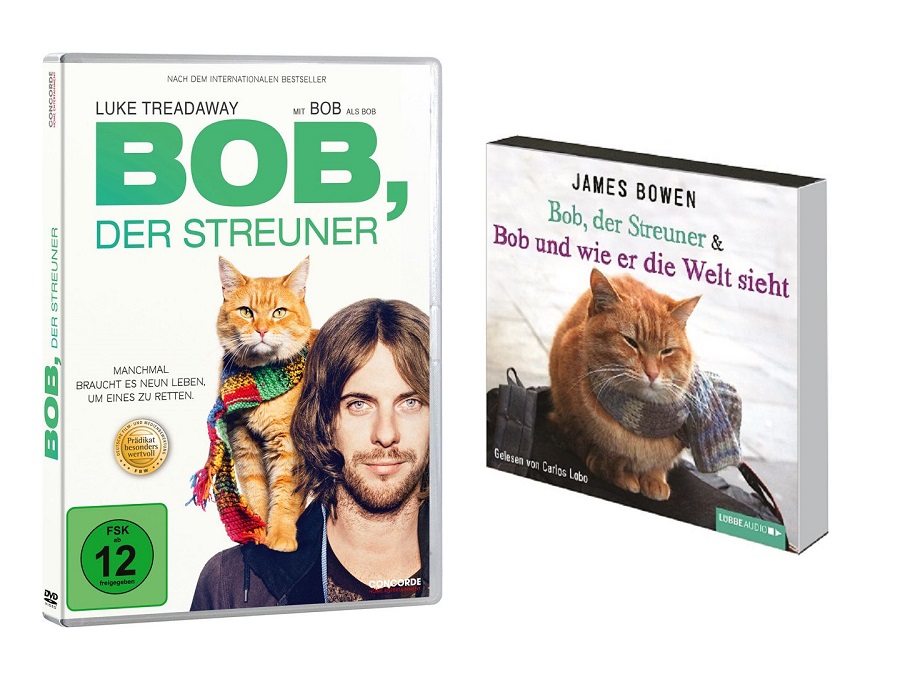 Gewinnspiel: Bob, der Streuner als DVD und Hörspiel