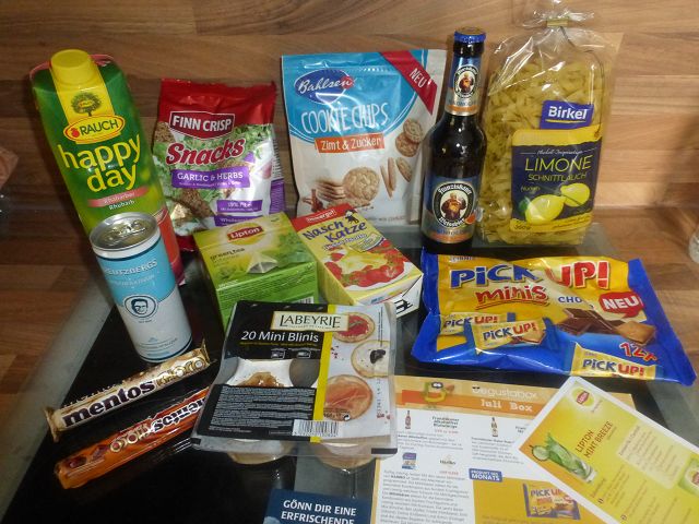 Produkttest: Degustabox Juli 2016