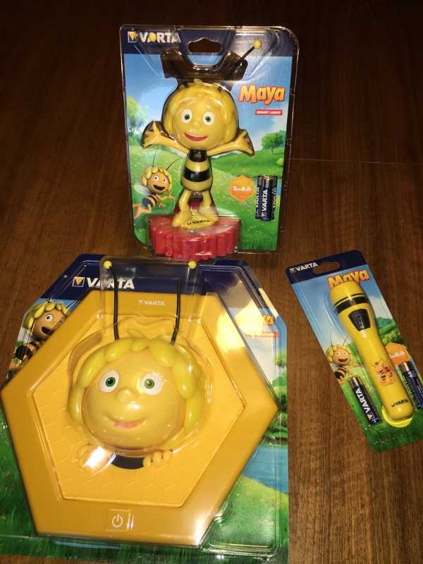 Produkttest- Biene Maja Kinderleuchten von Varta