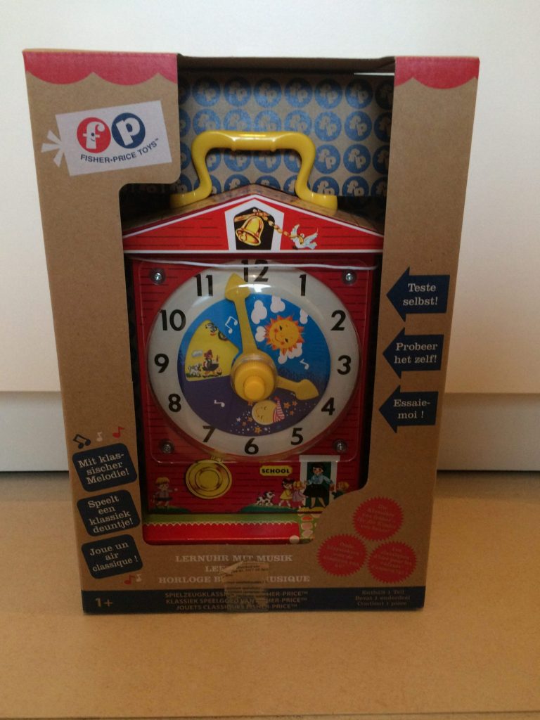 Fisher Price Music Box Teaching Clock familösDieTestfamilie