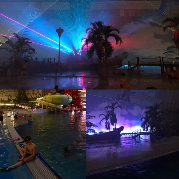 Kurzurlaub im Tropical Islands Brandenburg Südsee Laser Show