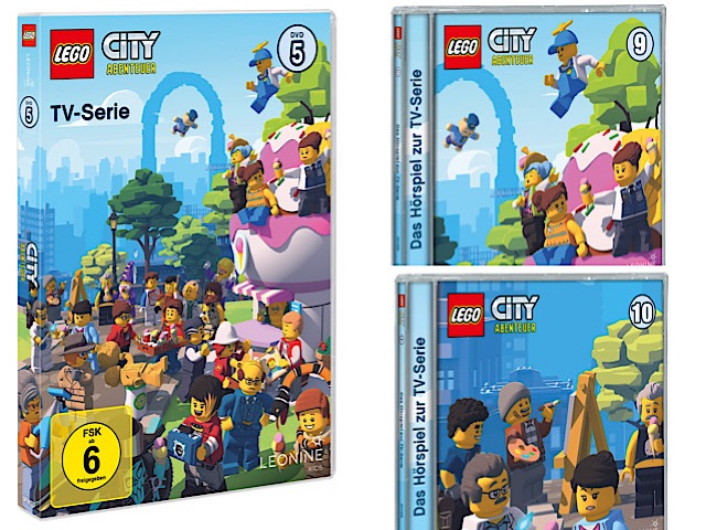Gewinnspiel: LEGO® City ABENTEUER DVD 5, CD 9 und CD 10