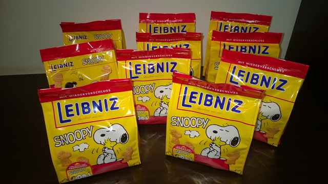 Produkttester gesucht: Leibniz Snoopy Kekse