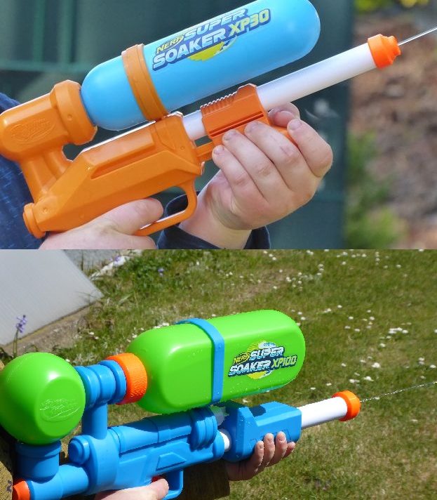 Produkttest: Nerf Super Soaker XP30 und XP100 Wasserblaster