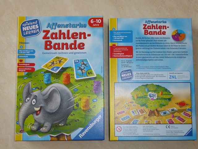 Rezension: Ravensburger Spiel Affenstarke Zahlenbande