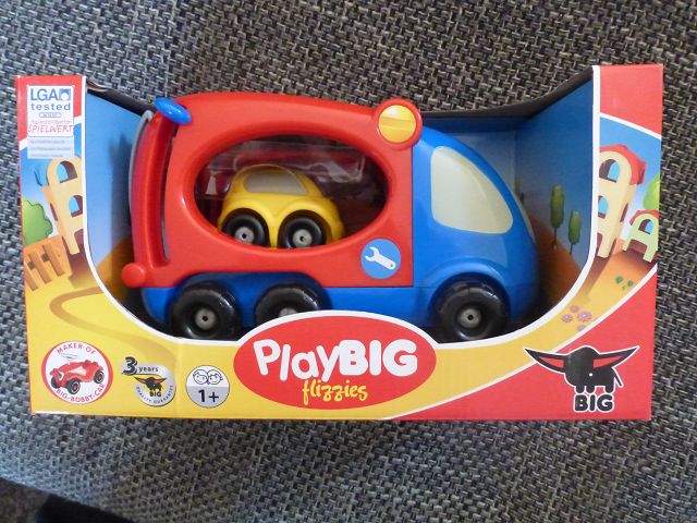 PlayBIG Flizzies Auto Spielauto bunt ohne Verpackung Austellungsstücke 