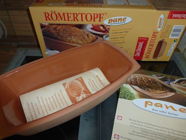 Produkttest: Brotbackschale „Pane“ von Römertopf