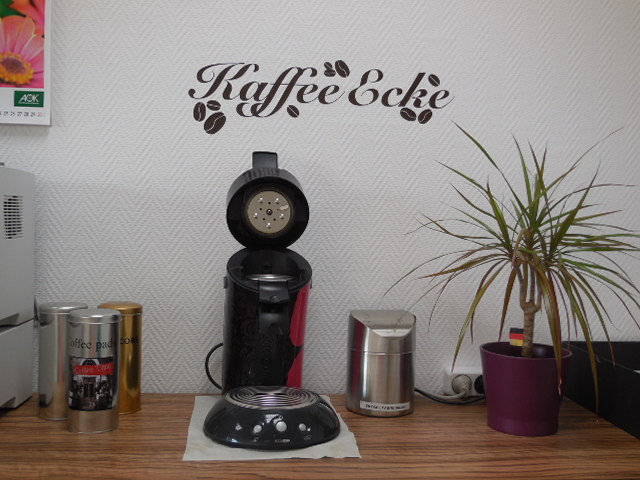 Wandtattoo 'Koffein' Molekül Design – 50x27 Cm, Schwarz, In 33 Farben, Inkl. Montagehilfe